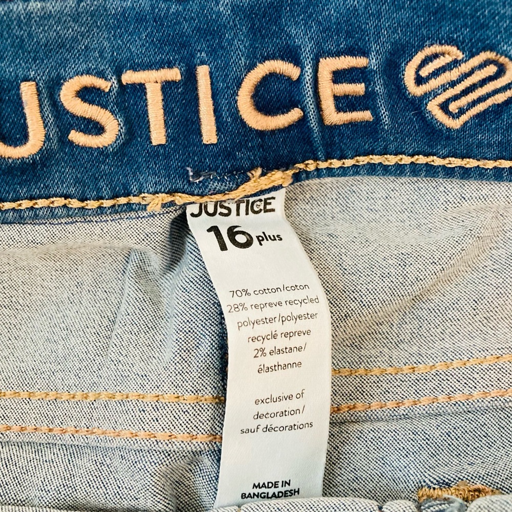 Justice blue jeans - Picture 3 of 3